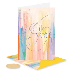 Watercolor 14-Count Blank Thank You Greeting Cards with Envelopes