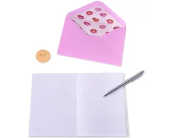 Watercolor Lips Blank Greeting Card – BCRF Partnership