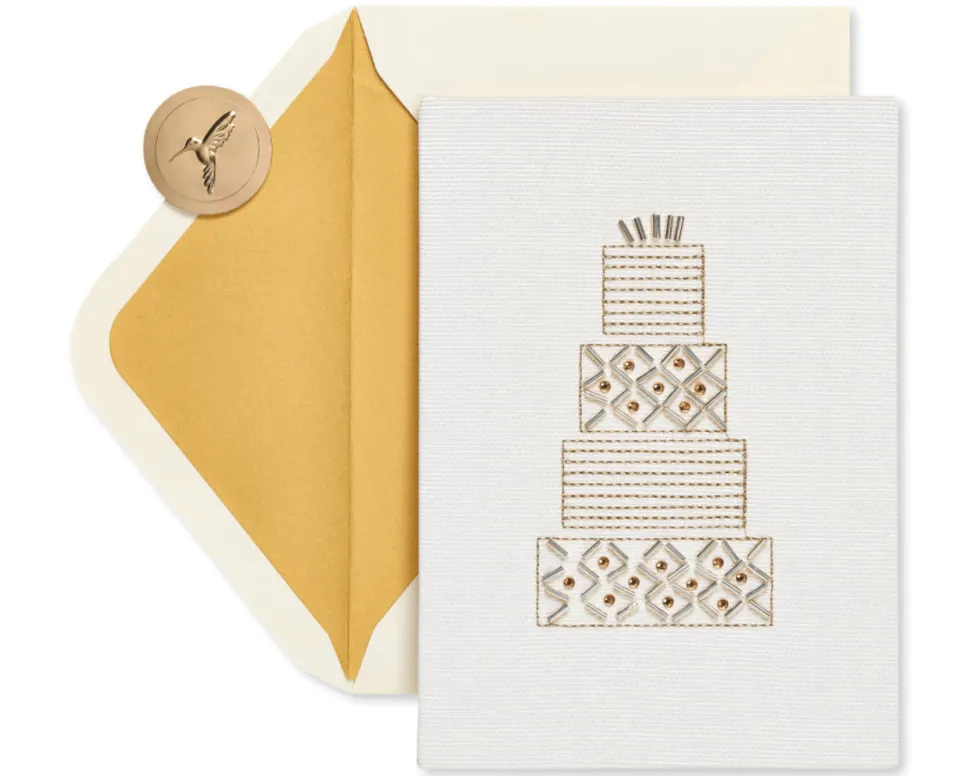 Wedding Cake Wedding Greeting Card