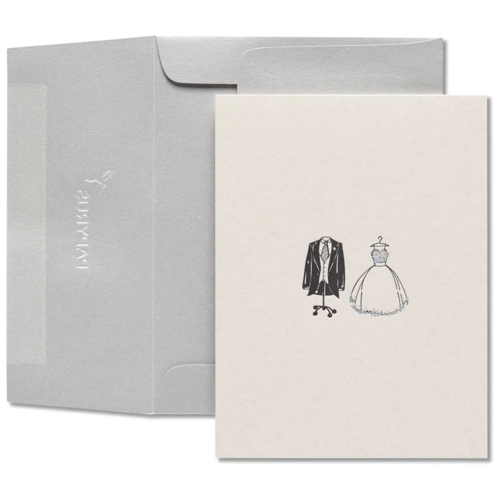 Wedding Outfits Wedding Greeting Card