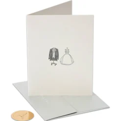 Wedding Outfits Wedding Greeting Card
