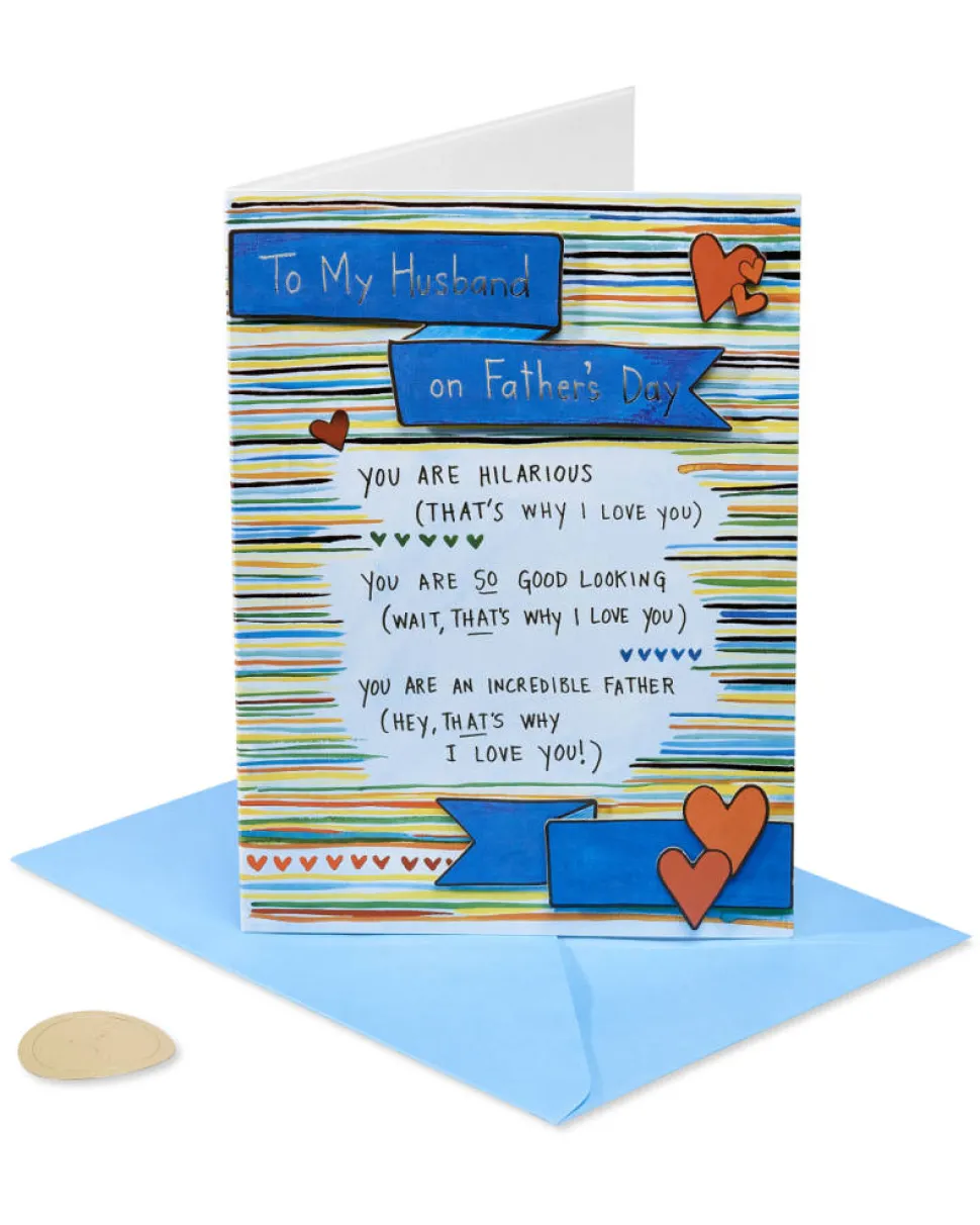 Why I Love You Father’s Day Greeting Card for Husband