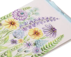 Wildflowers Blank Thinking of You Greeting Card