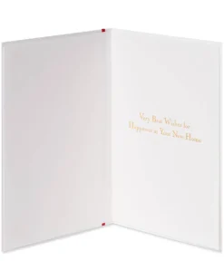 Wishes for Happiness New Home Greeting Card