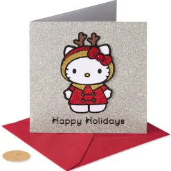 Wishes for the Merriest Christmas Ever Hello Kitty Christmas Greeting Card
