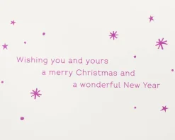 Wishing You and Yours A Merry Christmas Greeting Card
