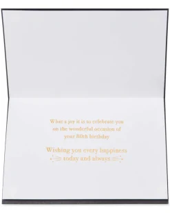 Wishing You Every Happiness 80th Birthday Greeting Card
