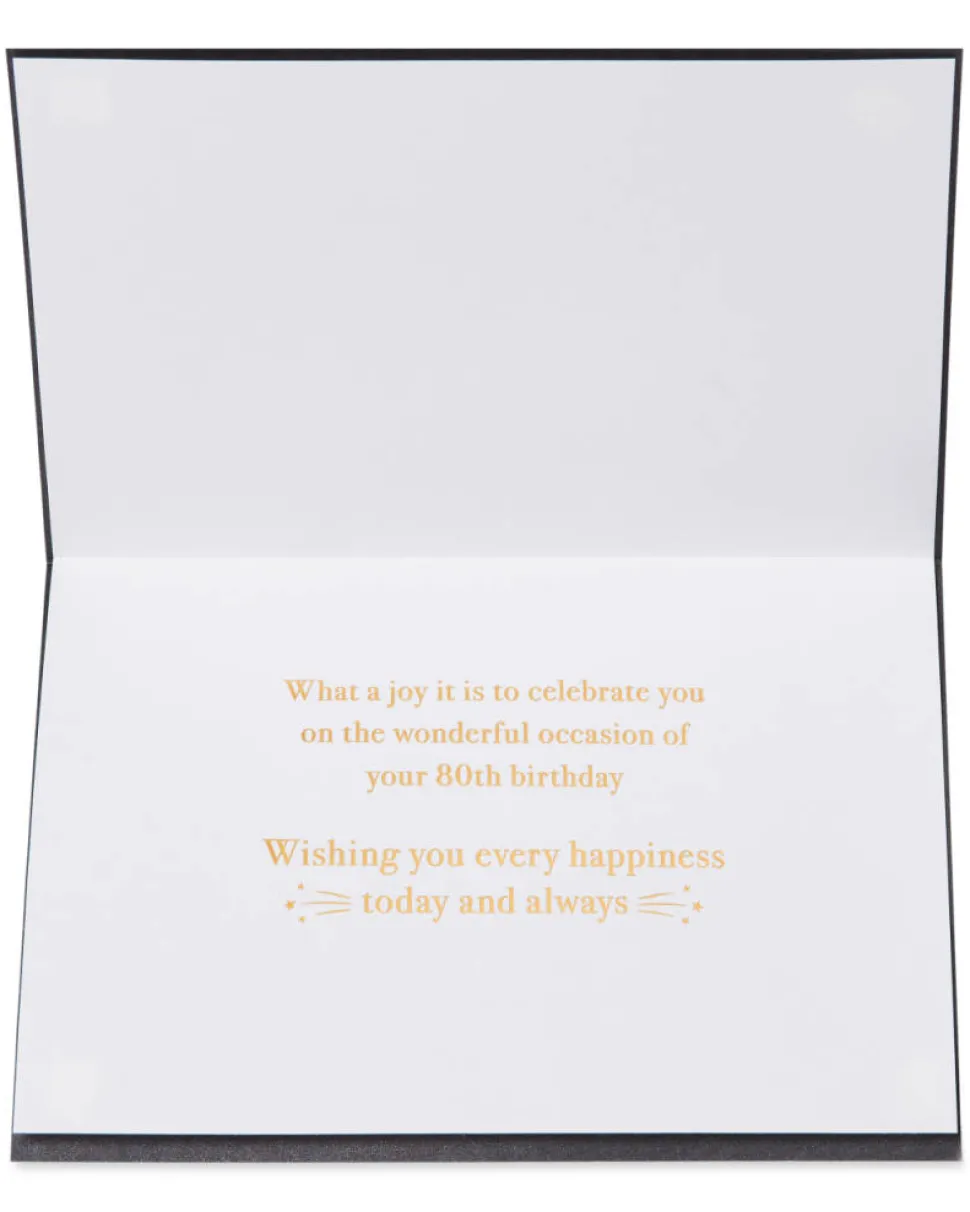 Wishing You Every Happiness 80th Birthday Greeting Card