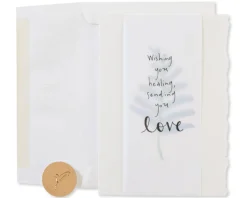 Wishing You Healing Blank Sympathy Greeting Card