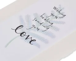 Wishing You Healing Blank Sympathy Greeting Card