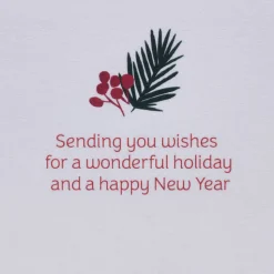 Wonderful Holiday Christmas Greeting Card