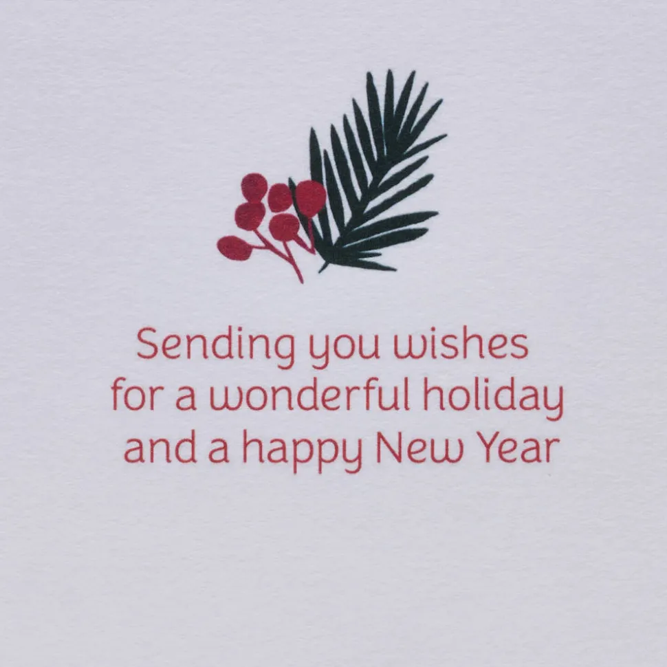 Wonderful Holiday Christmas Greeting Card