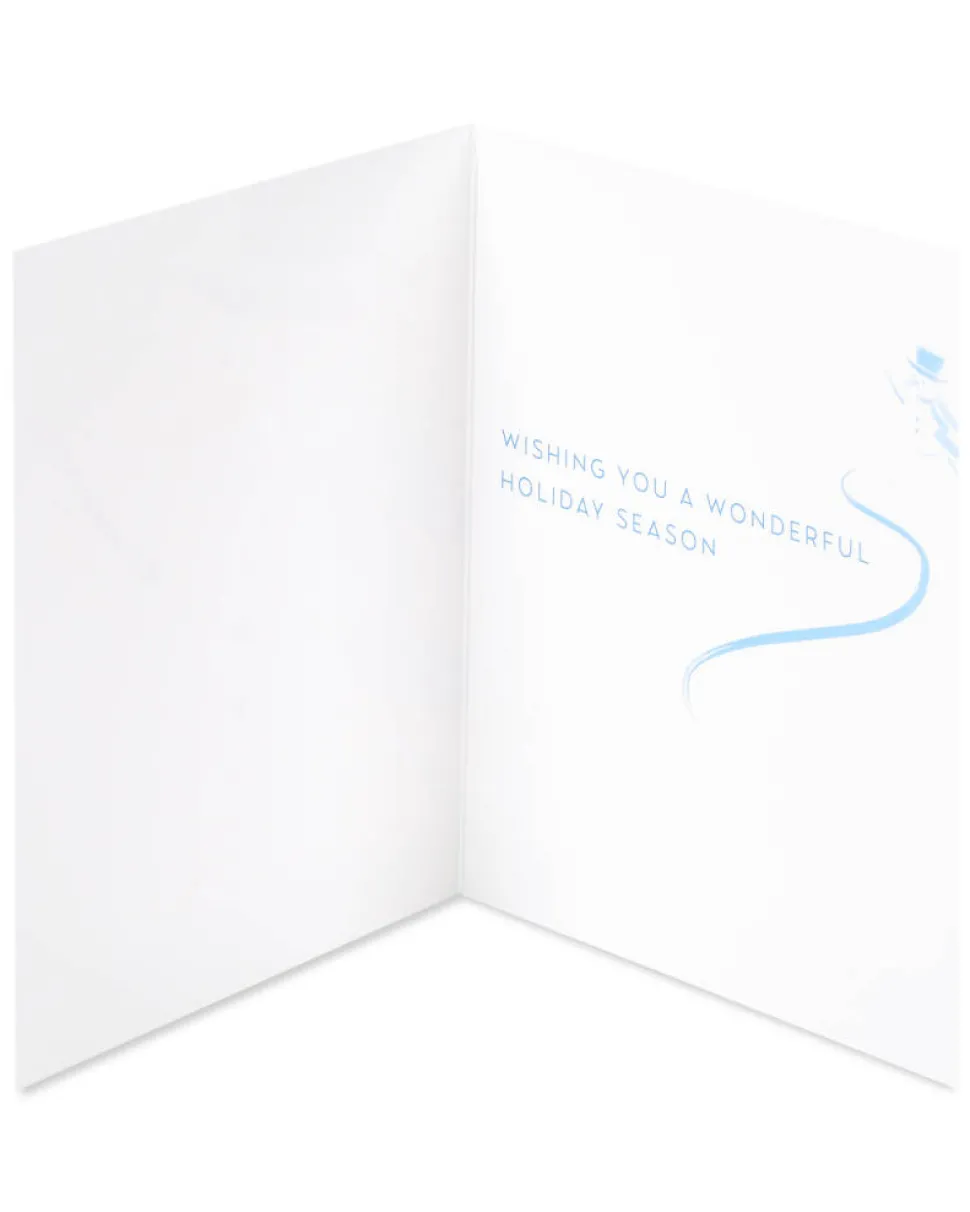 Wonderful Season Snowman Holiday Boxed Cards, 20-Count