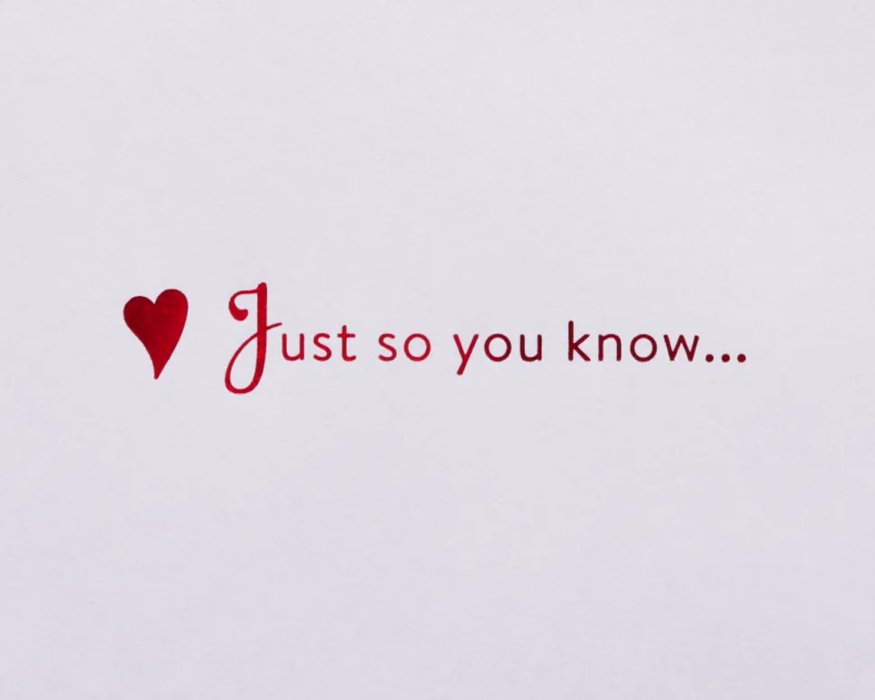 Wood Heart with Quote Romantic Greeting Card