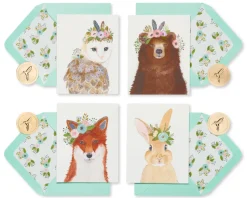 Woodland Animals Boxed Cards and Envelopes, 20-Count