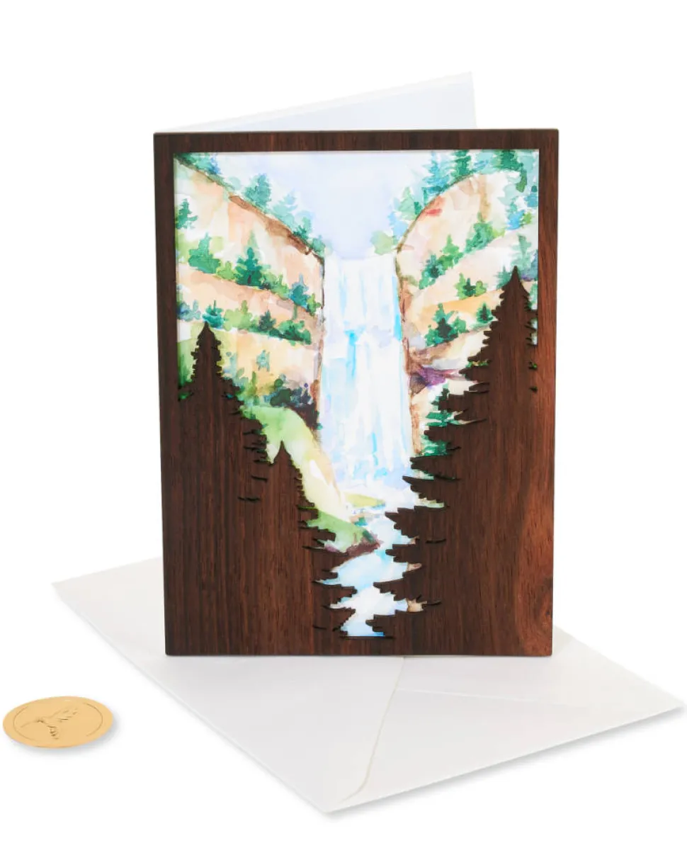 Woodland Silhouette Birthday Greeting Card