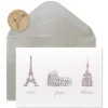 World Icons Thank You Boxed Blank Note Cards, 14-Count