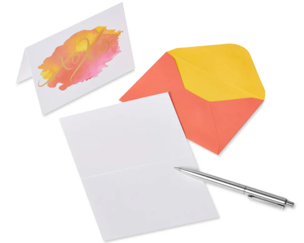 XOXO Blank Cards with Envelopes, 14-Count