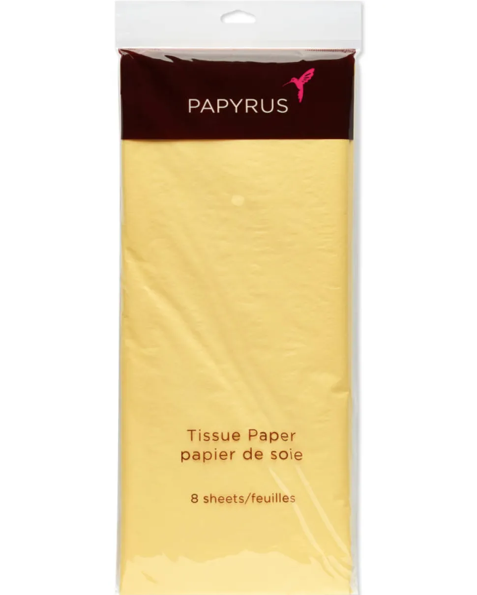 Yellow Tissue Paper, 8-Sheets