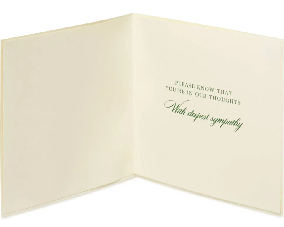 You’re In Our Thoughts Sympathy Greeting Card