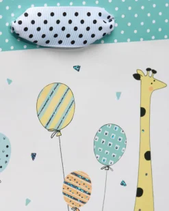 Zoo Animals with Balloons Medium Baby Gift Bag, 1 Bag